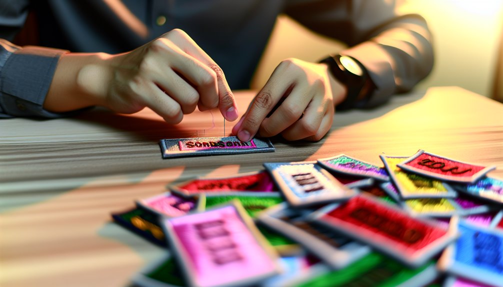embroidered patches name tags